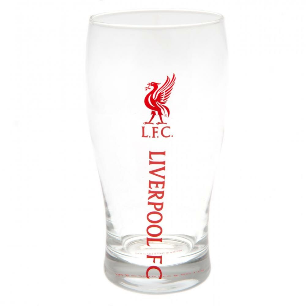 Liverpool Wordmark Crest Pint Glass