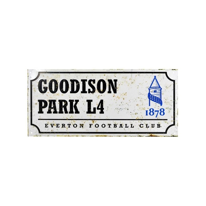 Everton FC Street Sign Retro