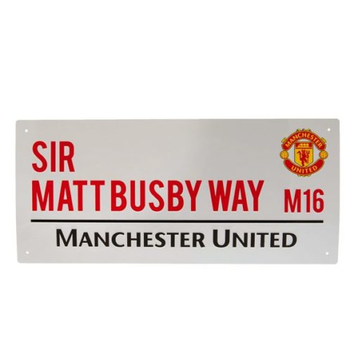 Manchester United Sir Matt Way Street Sign