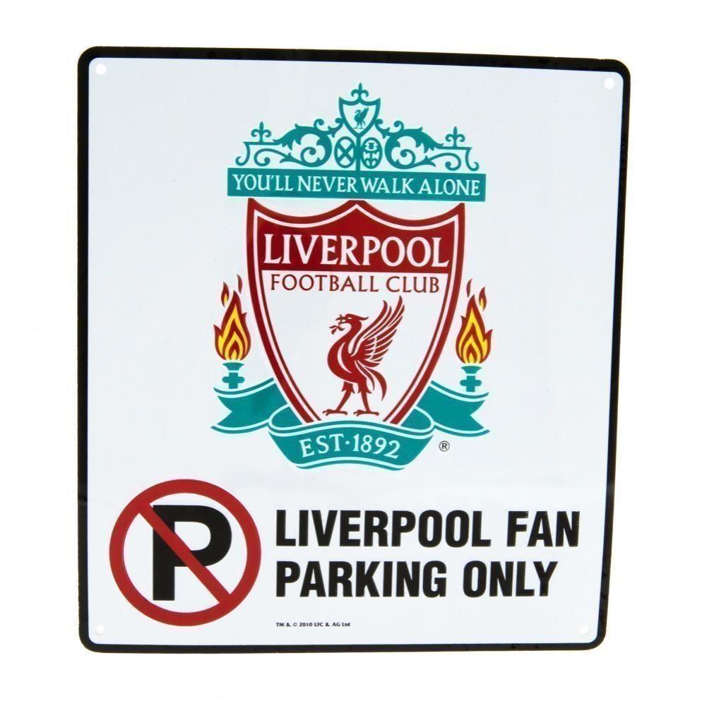 Liverpool Fc Football No Parking Sign Official Board