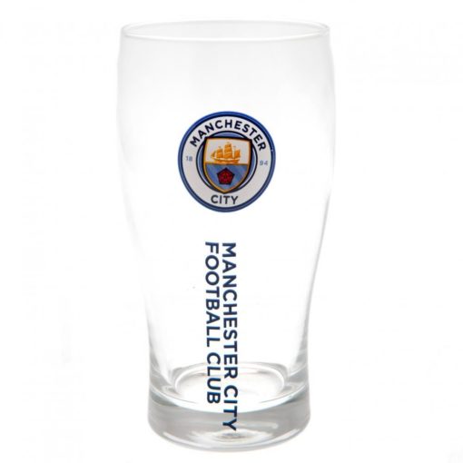 Manchester City FC Tulip Pint Glass