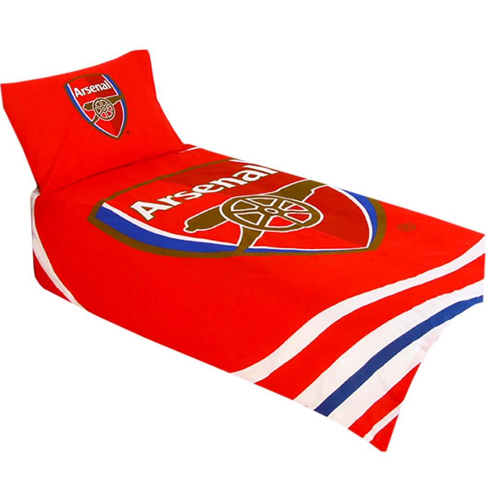 Arsenal FC Pulse Single Duvet Wh