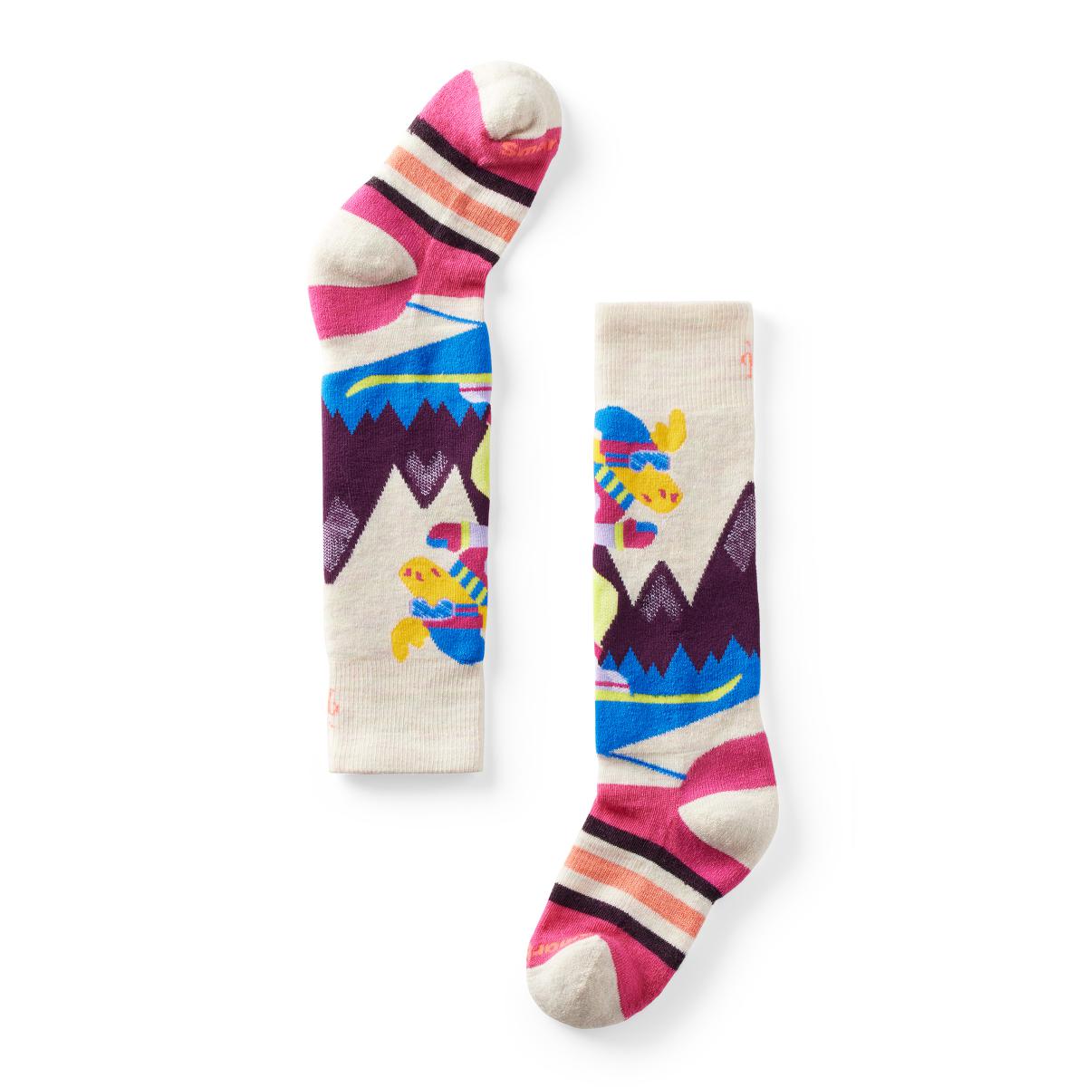 Smartwool  K Wintersport Full Cushion Mountain Moose Pattern Otc Socks