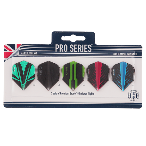 Harrows  Dart Flights 5pk Pro-Series 15pcs