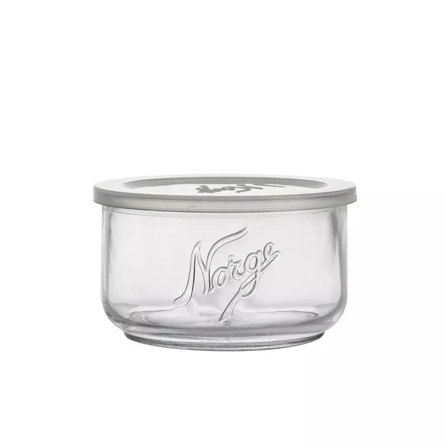 Norgesglass med plastlokk 370ml