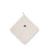 Gryteklut beige & hvit, Icons Cotton Herringbone Striped