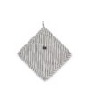 Gryteklut Svart & hvit, Icons Cotton Herringbone Striped