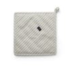 Gryreklut gønn & hvit, Icons Cotton Herringbone Striped