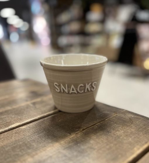 Snacks skål Beige