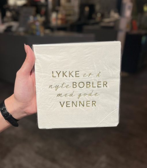 Lykke er å.. serviett