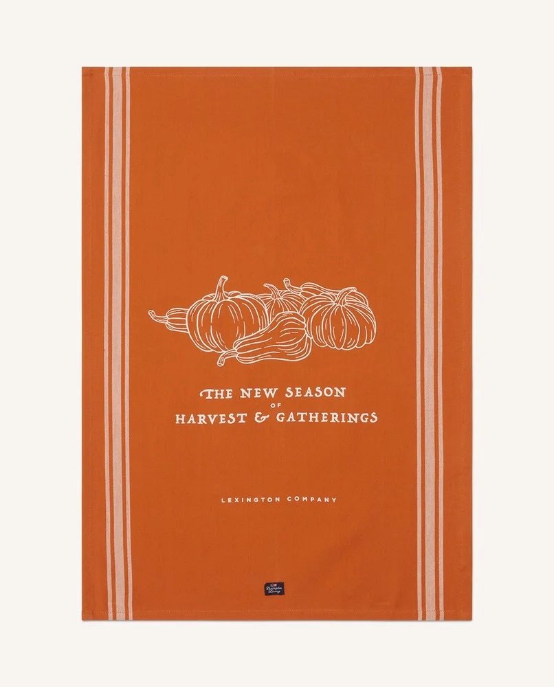 Harvest & gatherings kjøkkenhåndkle Orange