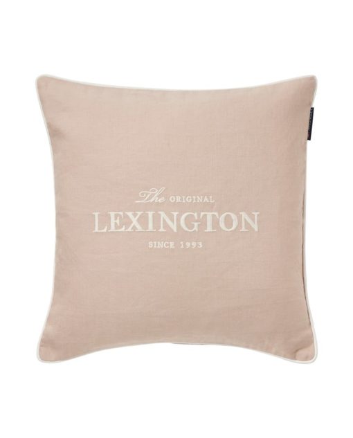 Lexington original logo putevaretrekk i linblanding, beige