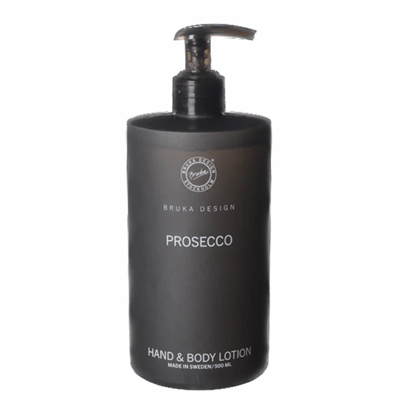 Bruka Design - Prosecco Hand & Body Lotion 500ml, svart