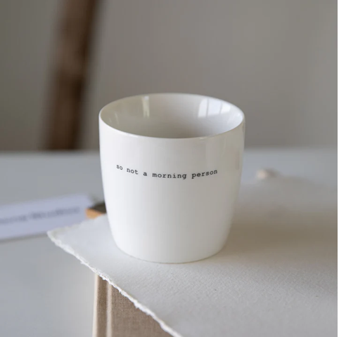 So not a moning person søgne koppp