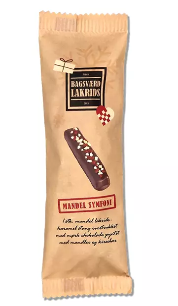 Bagsværd lakrids Mandelstang, 40 gr.