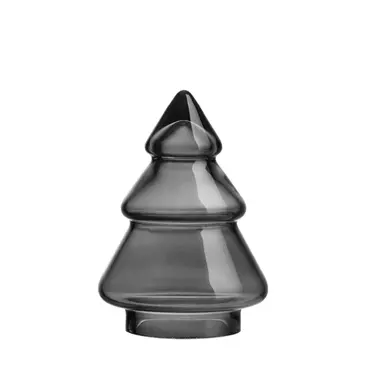 GLASSTRE RØKGRÅ 12,7 CM