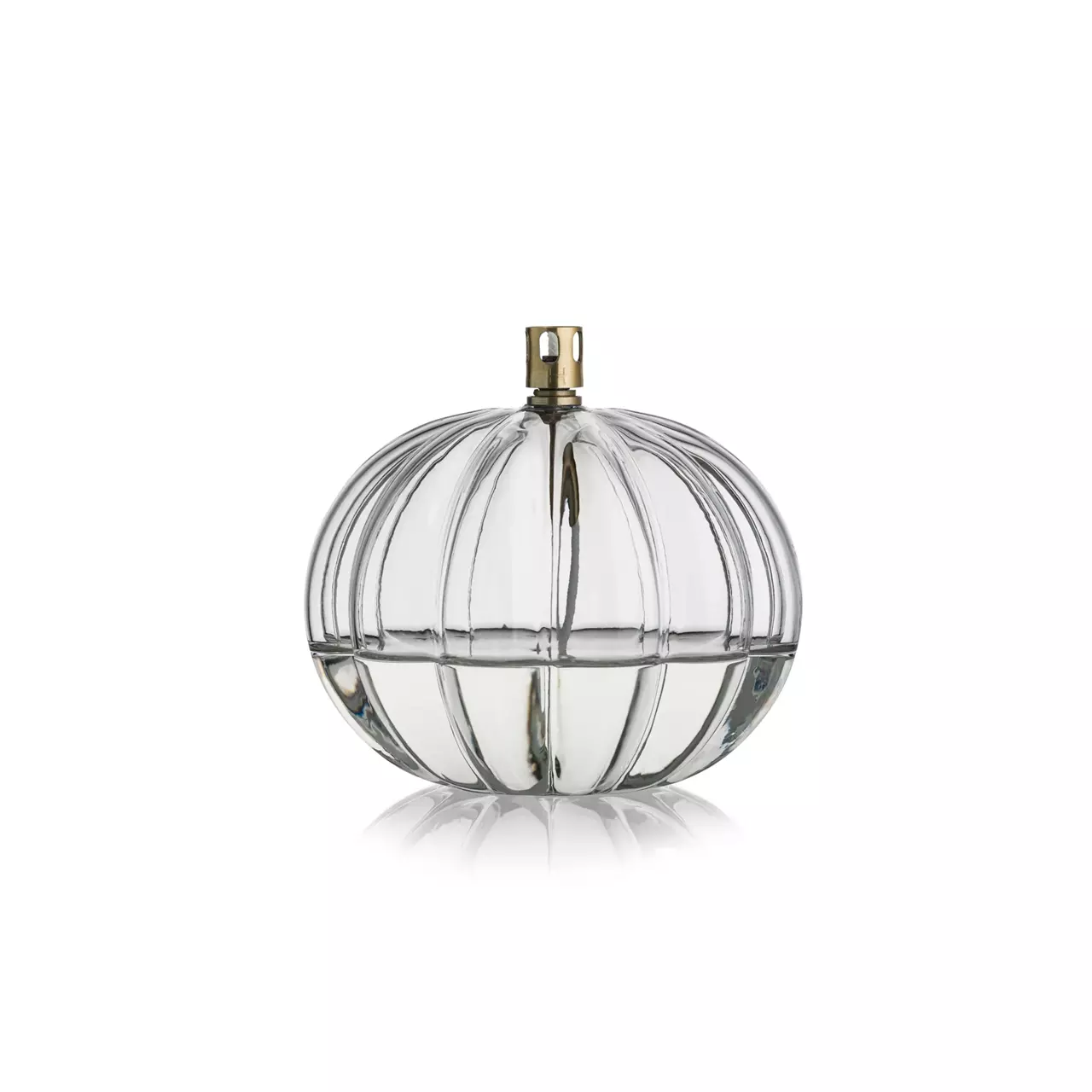 OLJELAMPE OPTIKK RUND 13 CM KLAR