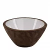 rustic brown mango bolle small hvit innside