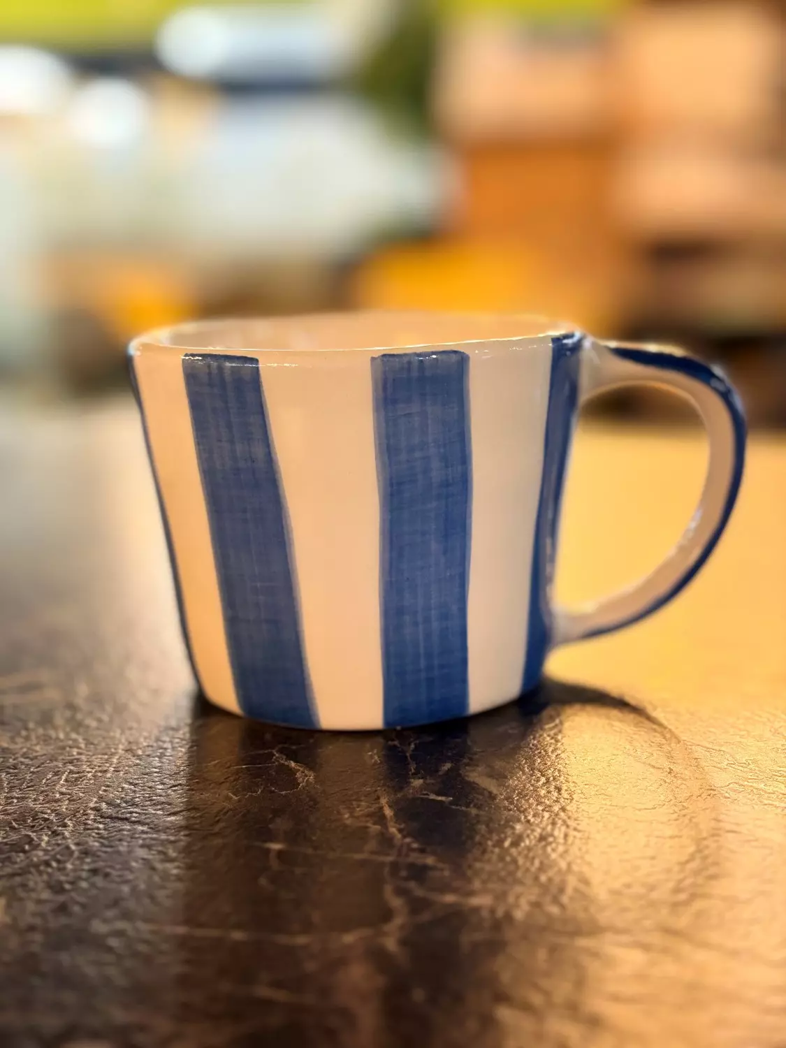Capri blå striper