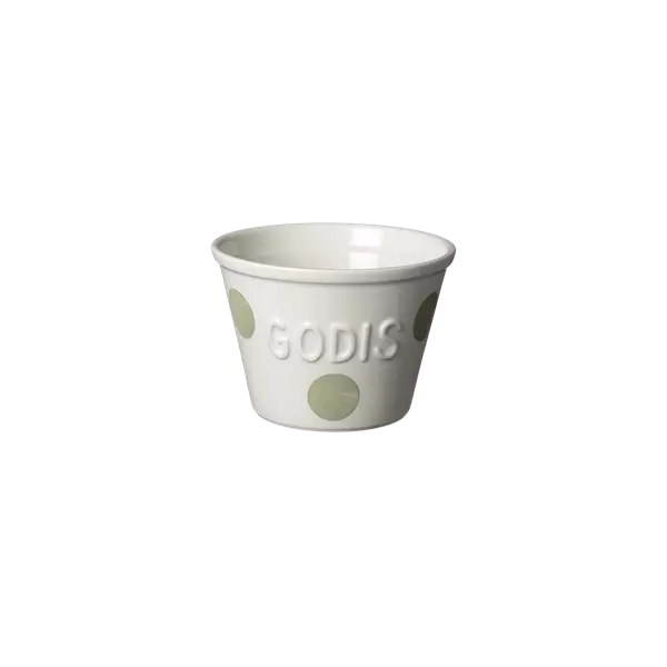 Bruka Design GODISSKÅL m/ prikker Sage Medium