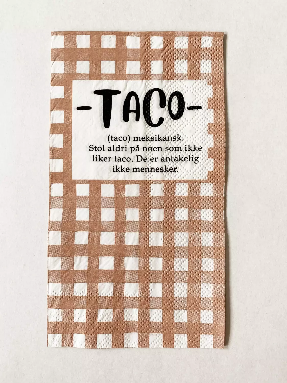 Servietter Taco