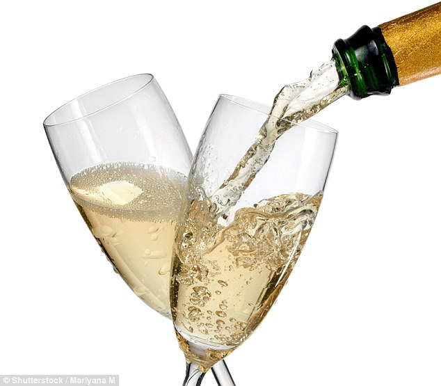 Husets prosecco glass