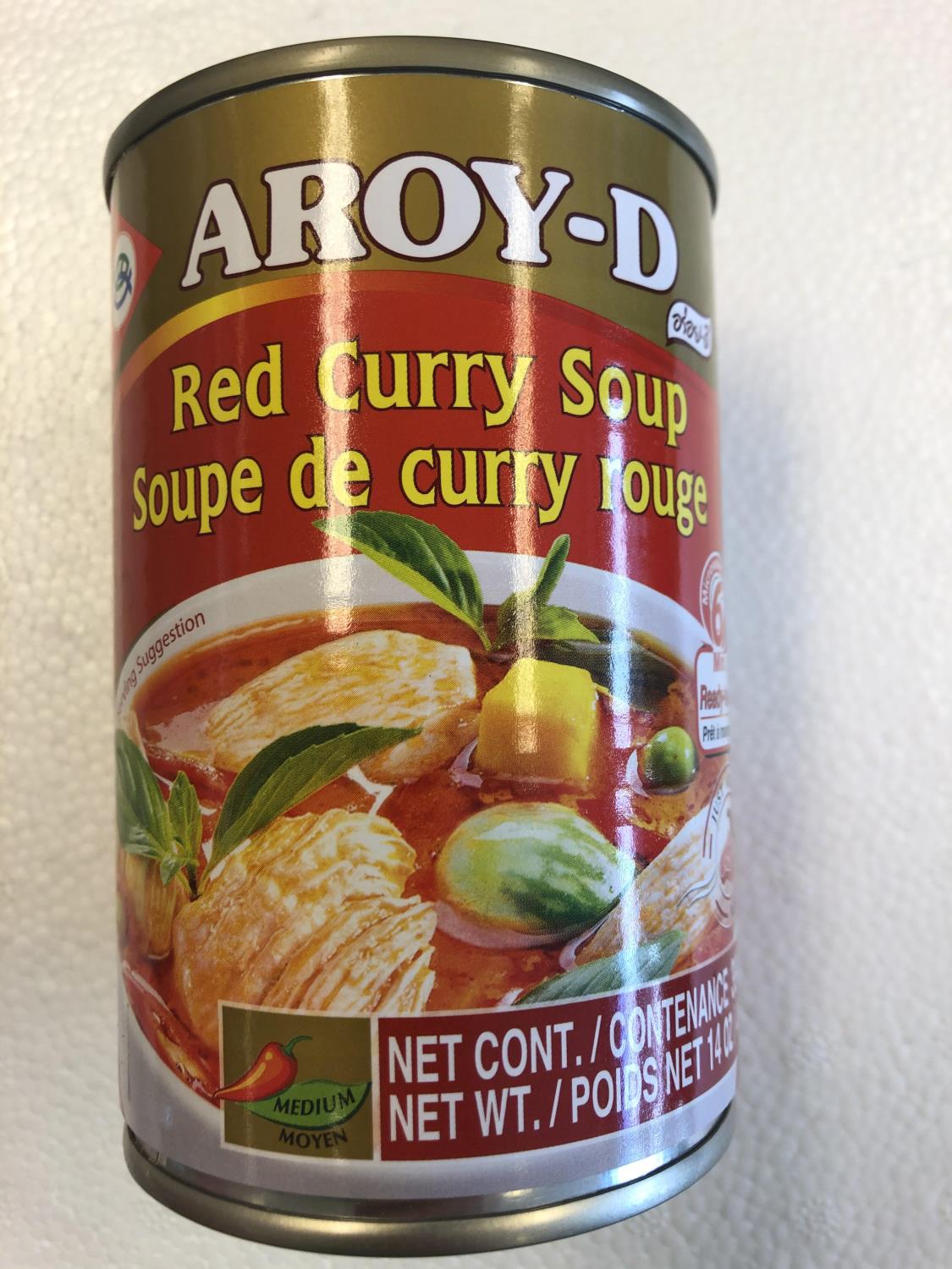 'AROY-D Red Curry Soup 400gr