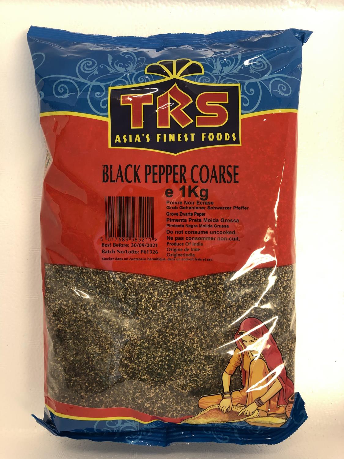 TRS Black Pepper Coarse 1kg