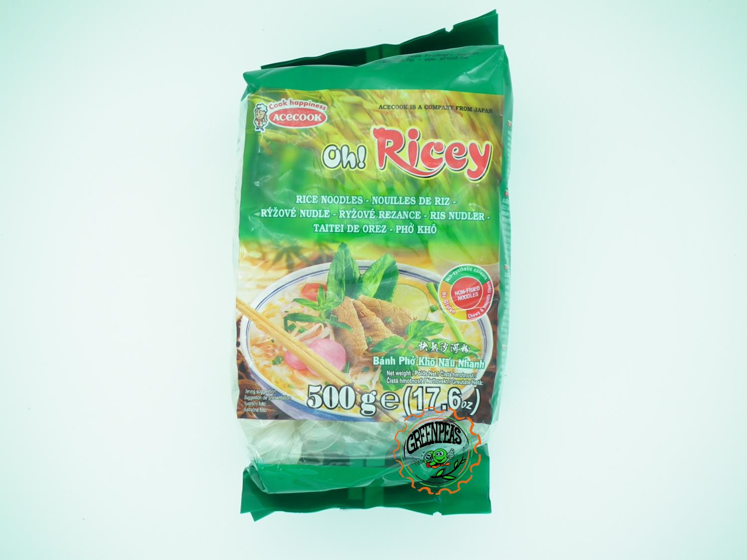 OH! Ricey Rice Noodle (green) 500gr