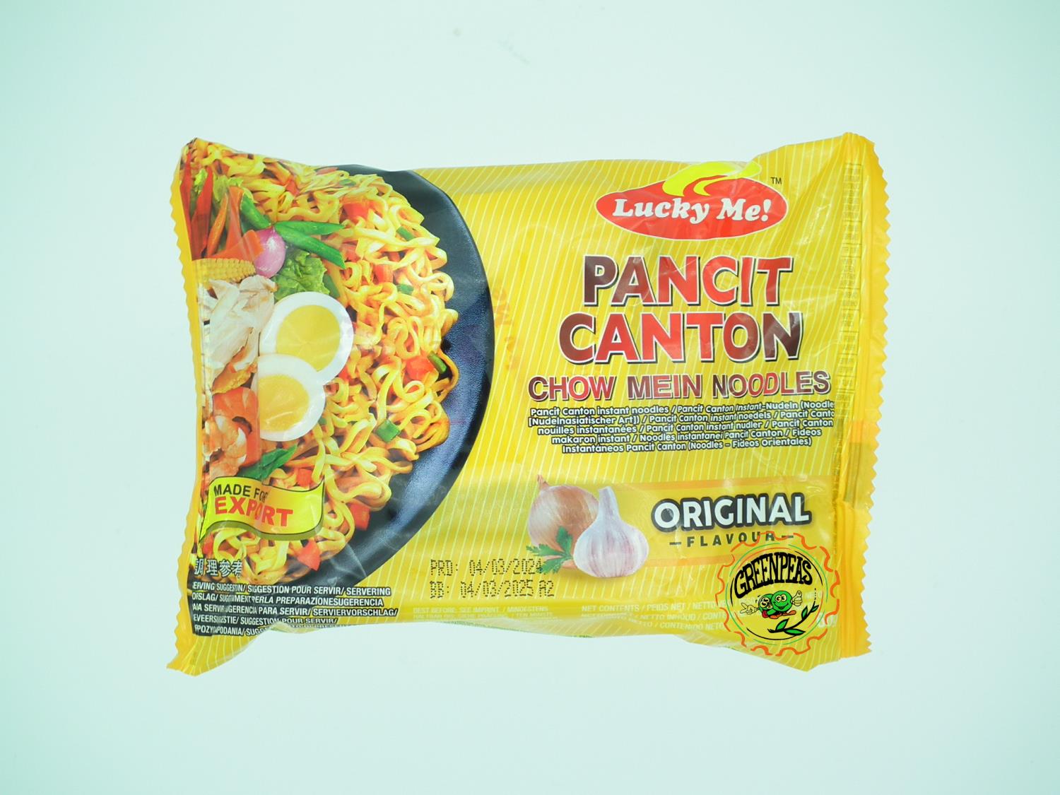 LUCKY ME! Inst Noodles Pancit Canton Original 60gr