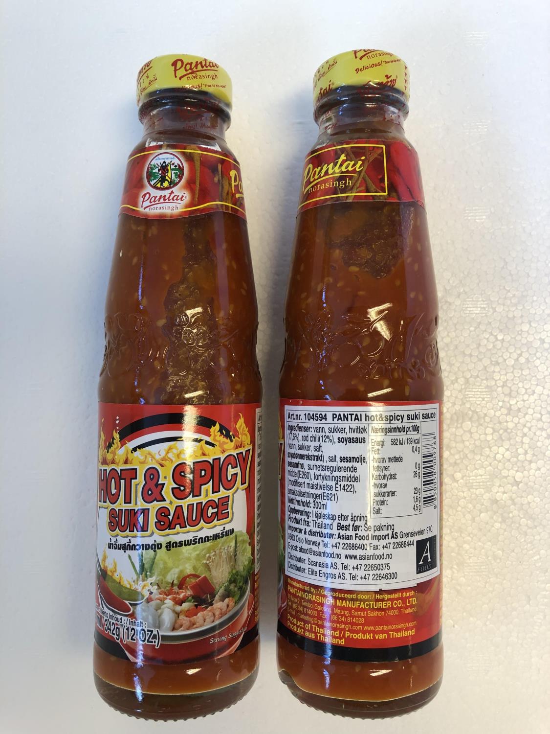 PANTAI Hot & Spicy Suki Sauce 300ml å