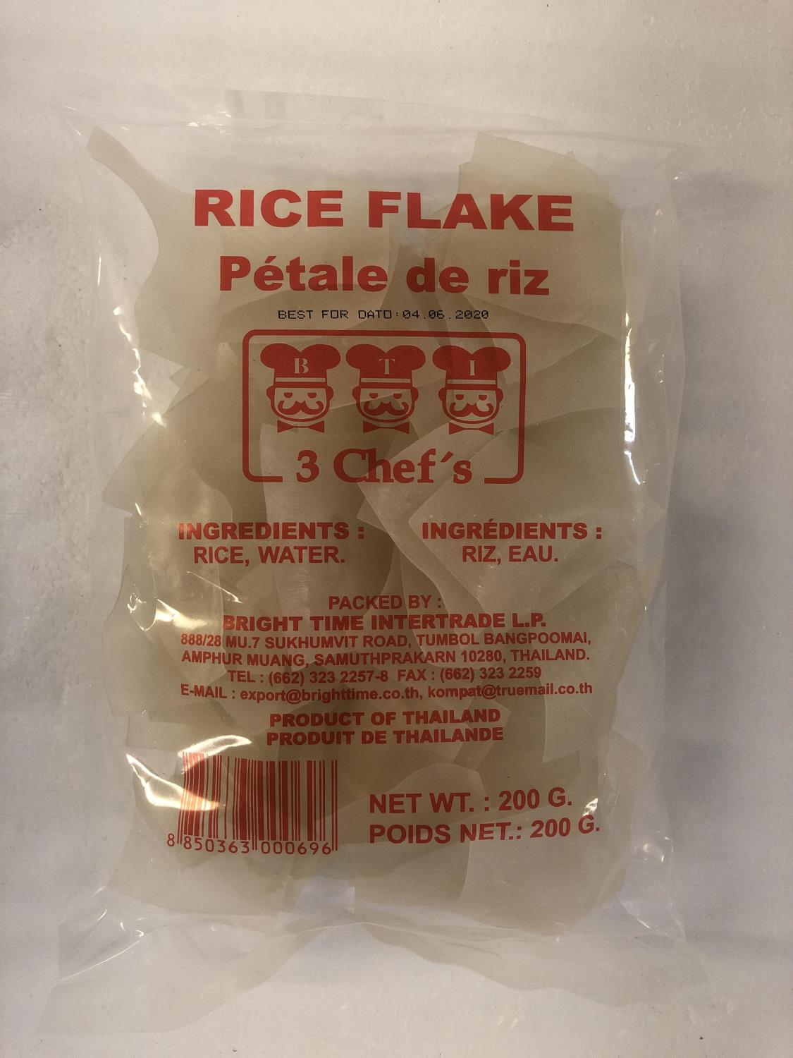 3 CHEF'S Rice Flake 200gr ø