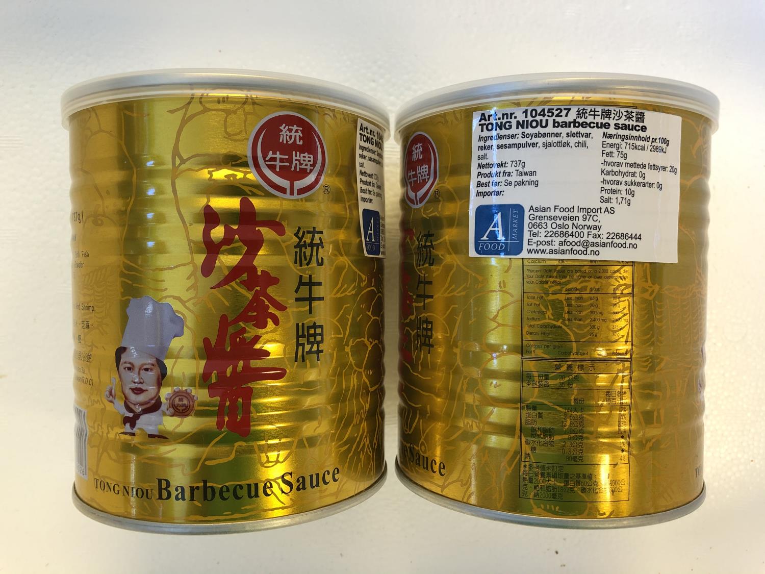 TONG NIU BBQ Sauce 737g
