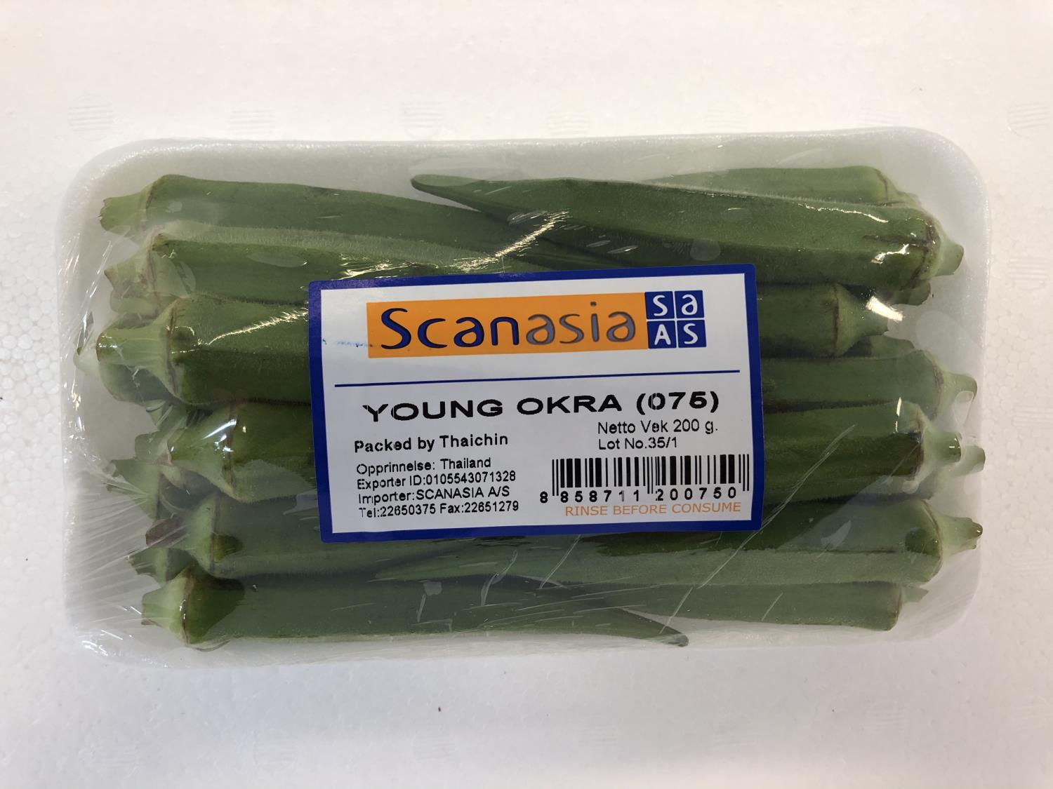 'Young Okra 200gr