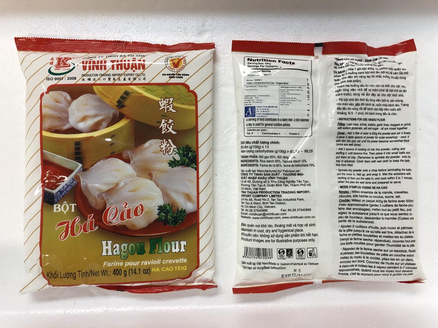 'VINH THUAN Hagou Flour 400gr