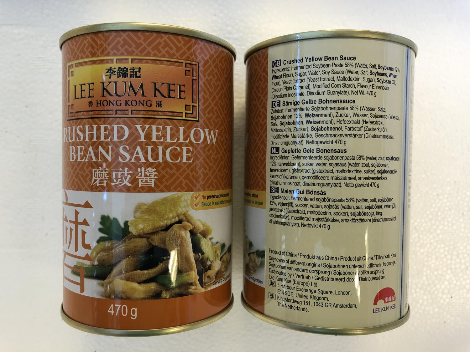 LEE KUM KEE Crushed Yellow Bean Sauce 470gr å