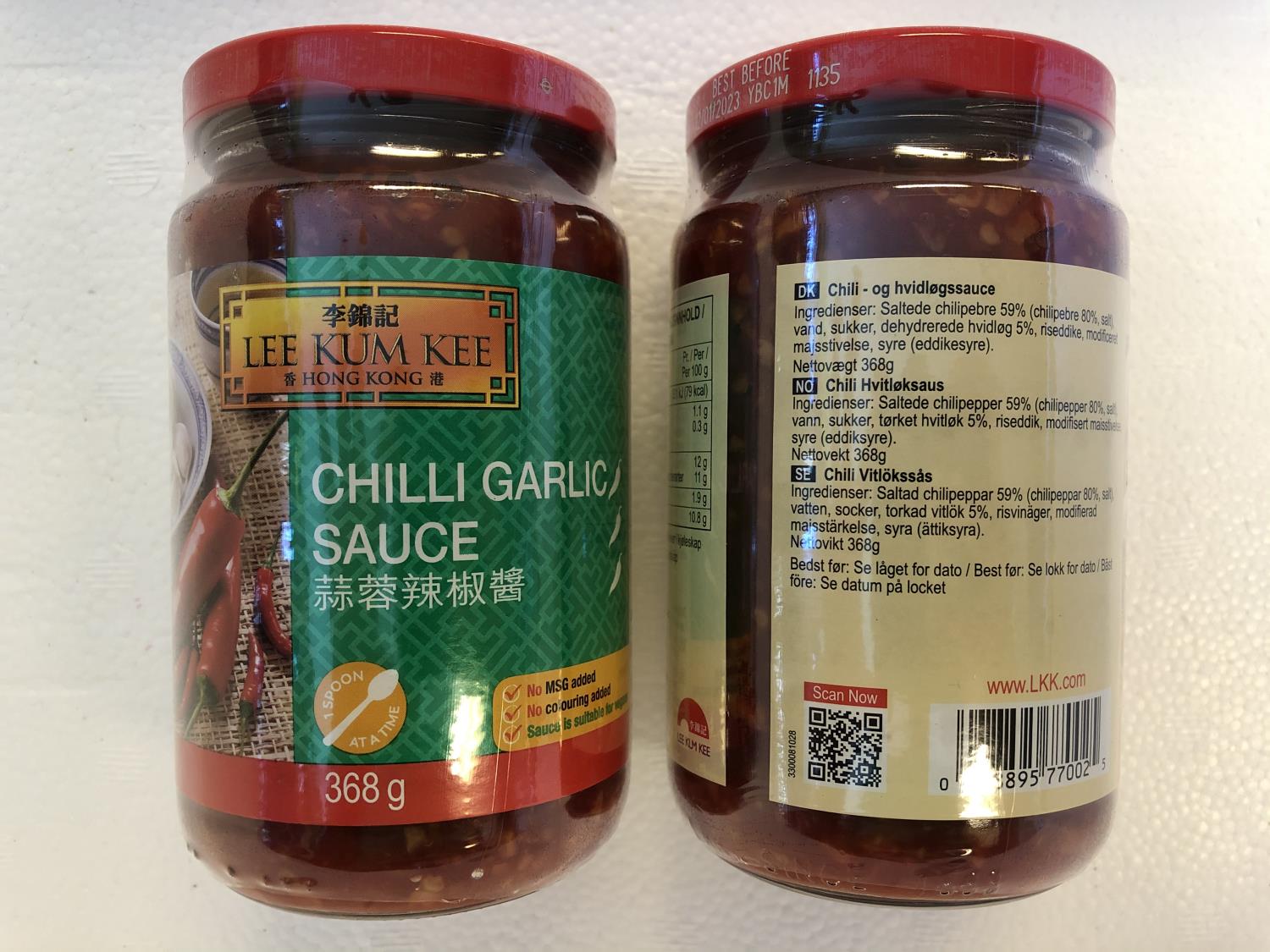 LEE KUM KEE Chilli Garlic Sauce 368g