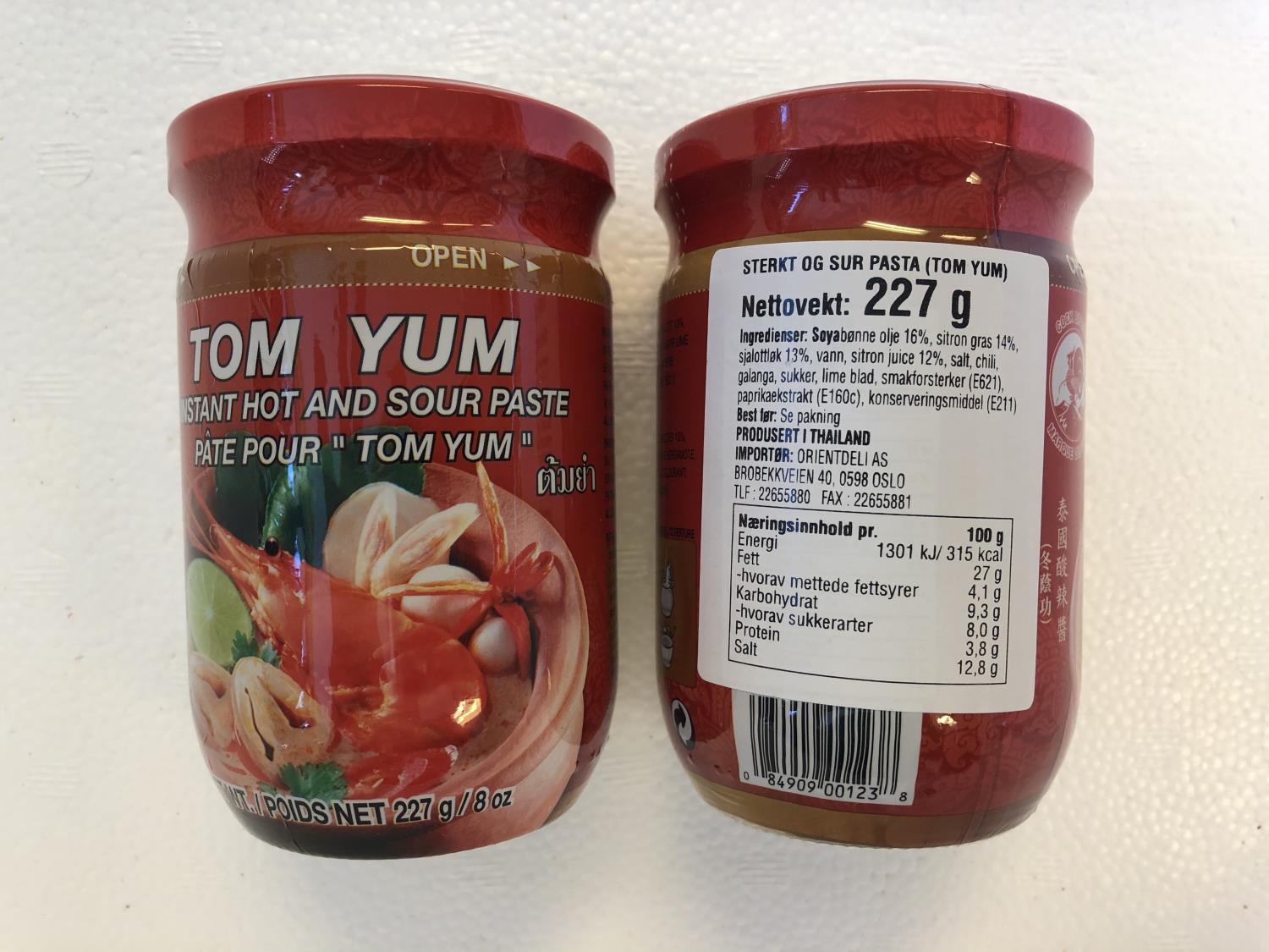 COCK Tom Yum Hot & Sour Paste 227g