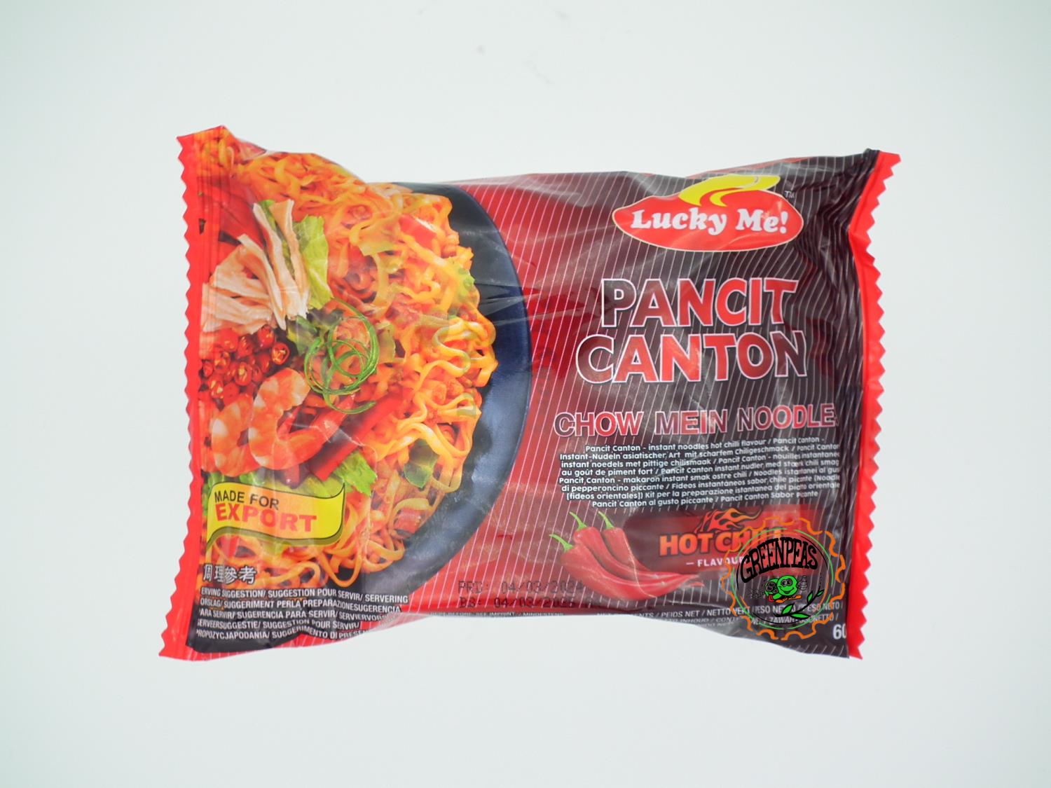 LUCKY ME! Inst Noodles Pancit Canton Hot Chilli 60gr