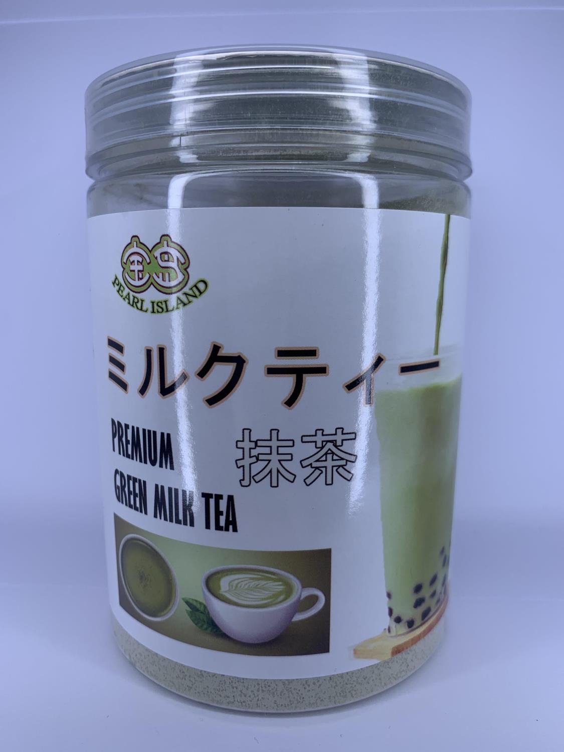 PEARL ISLAND Boba Milk Tea Powder Matcha 350gr æ