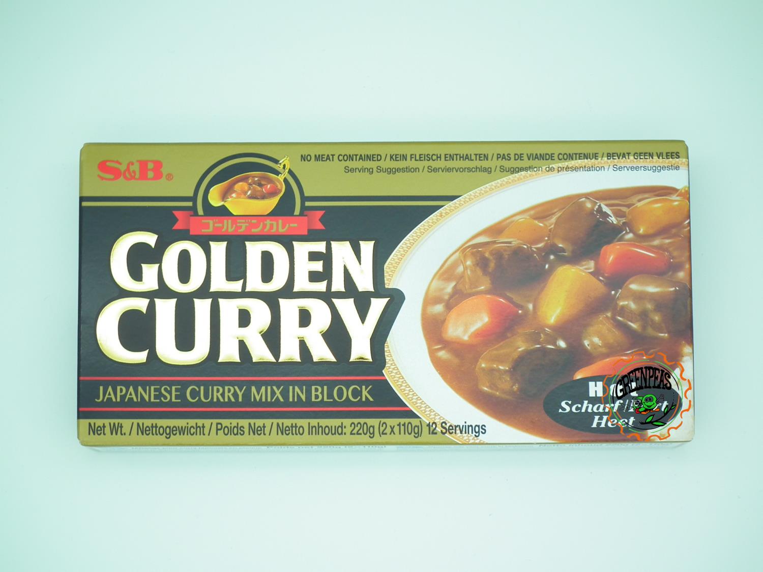 S&B Golden Curry HOT 220gr