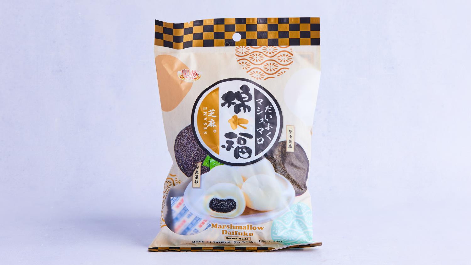 ROYAL FAMILY Marshmallow Daifuku Sesame Mochi 120g