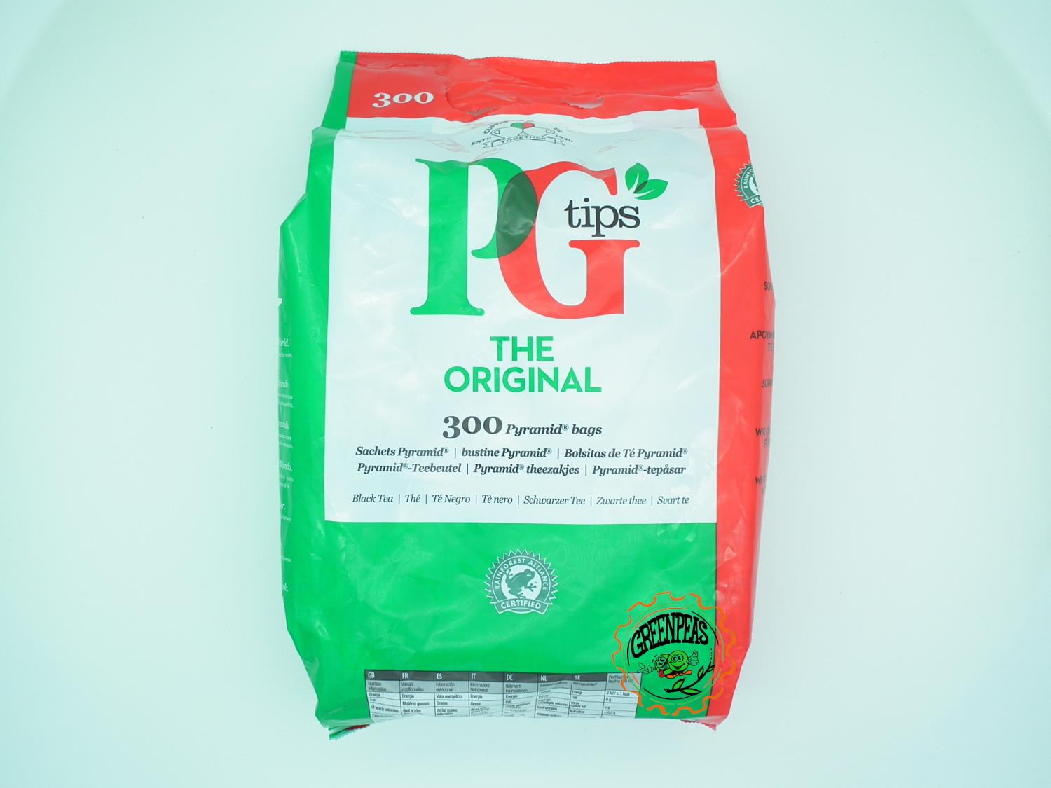 PG TIPS Pyramid Tea Bags 300pcs 870gr