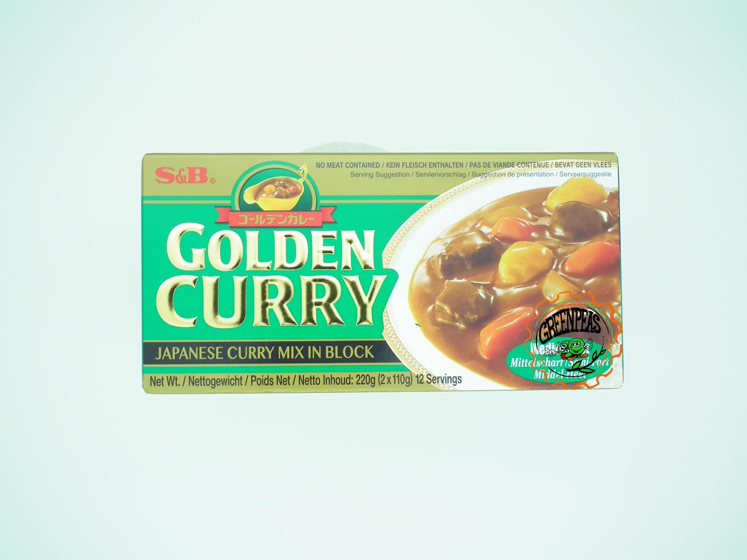 S&B Golden Curry Mix Medium Hot 220gr kk