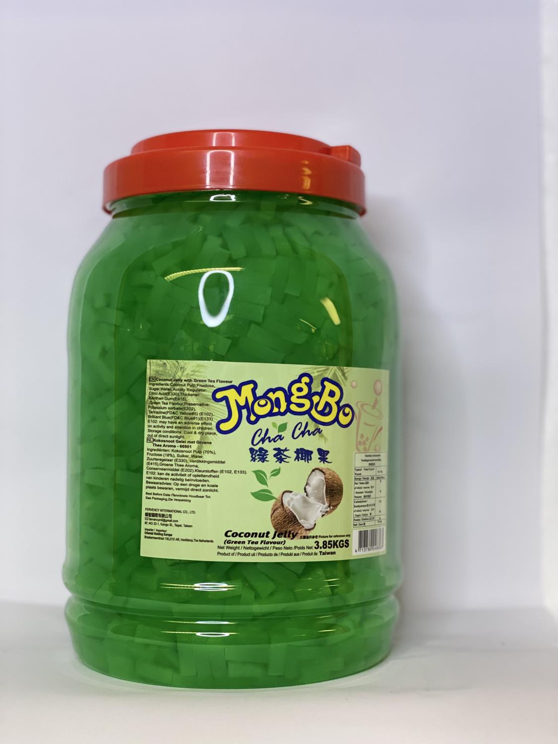 FOODCORNER Green Tea Coconut Jelly Bubble Tea 3,85KG