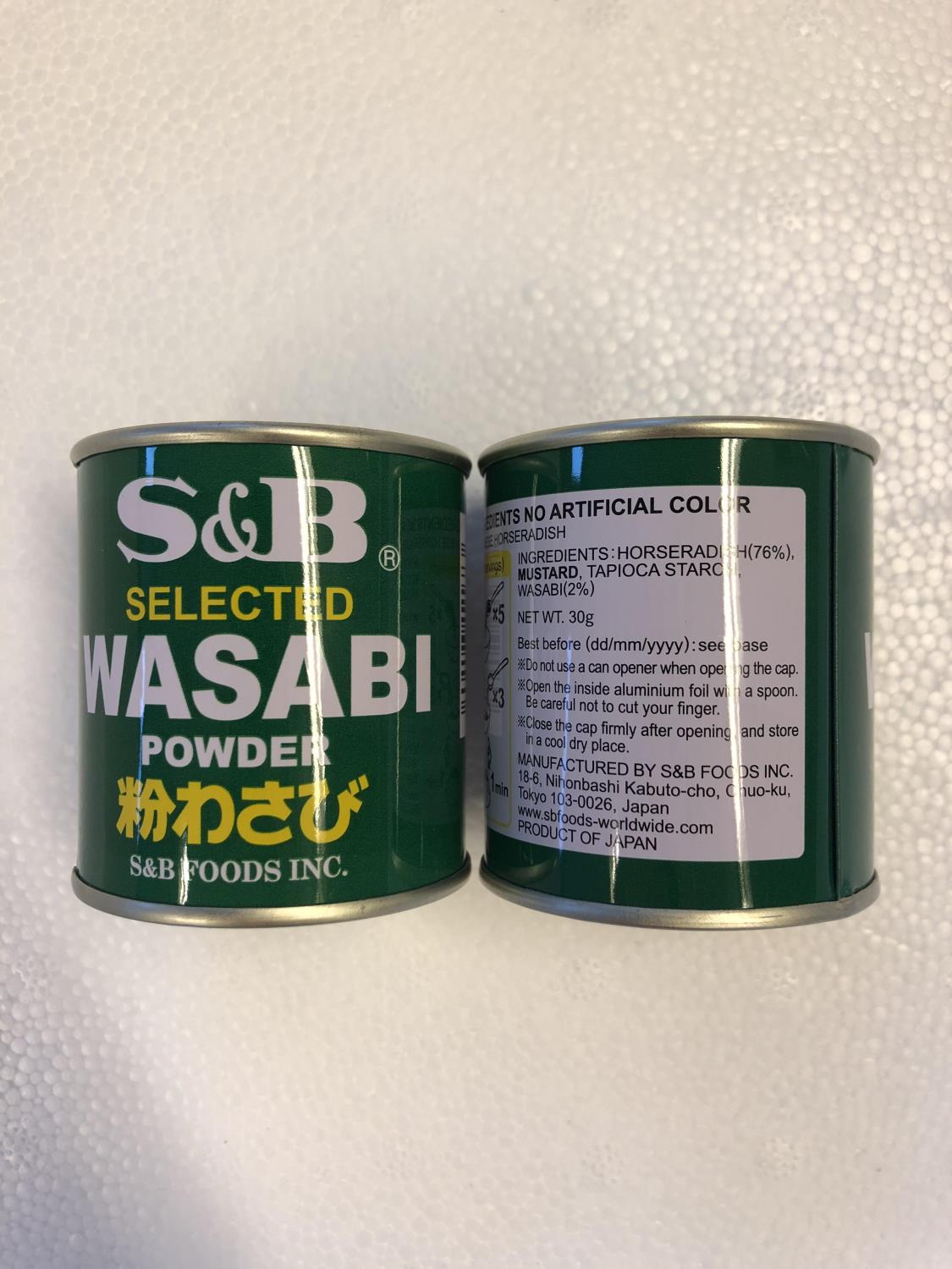 S&B/OK Wasabi Powder 30GR jj