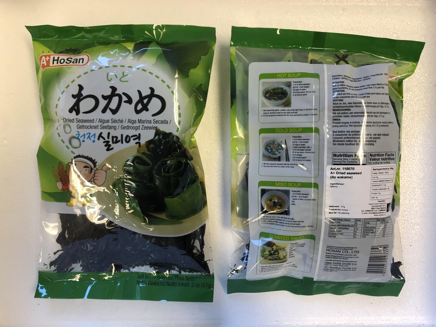 A+ Dried Seaweed (Ito Wakame) 57gr ii