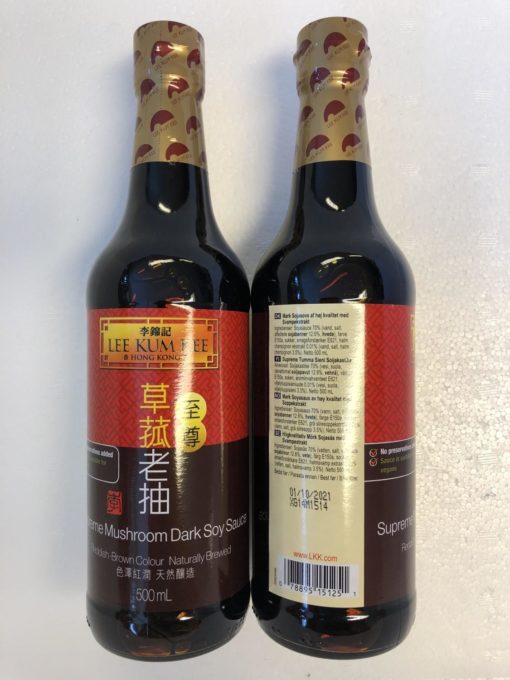 LKK LEE KUM KEE Mushroom Dark Soy Sauce 500ml kk