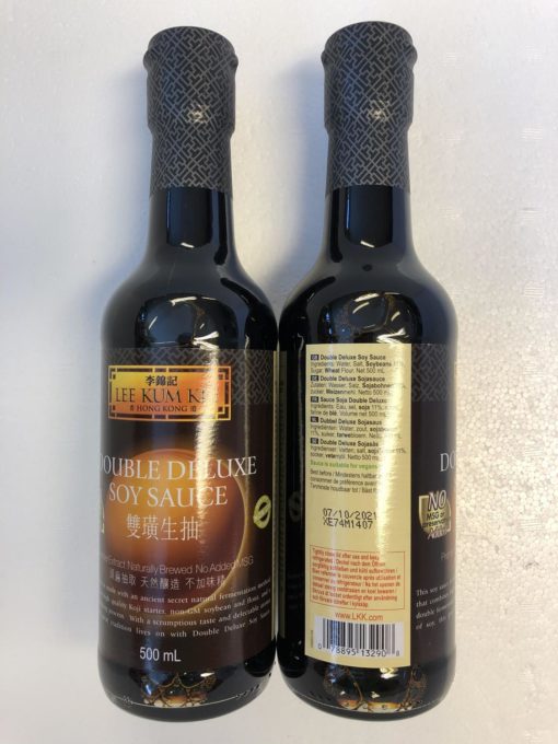 LKK LEE KUM KEE Double Deluxe Soy Sauce 500ml jj