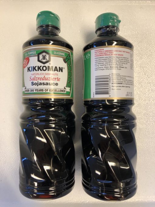 KIKKOMAN Soy Sauce Less Salt 1L ll